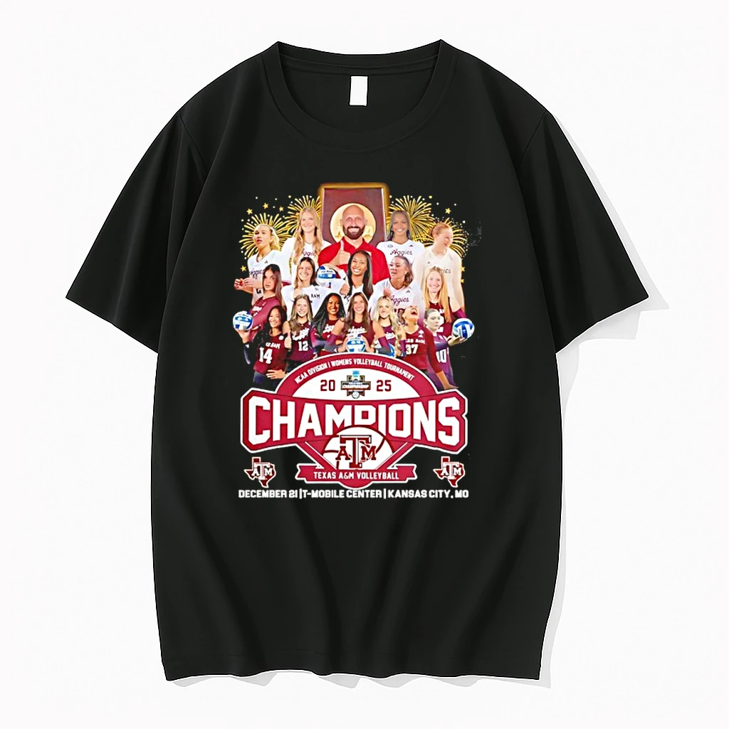 Texas Am Aggies Ncaa Womens Volleyball National Champions 2025 Shirts
