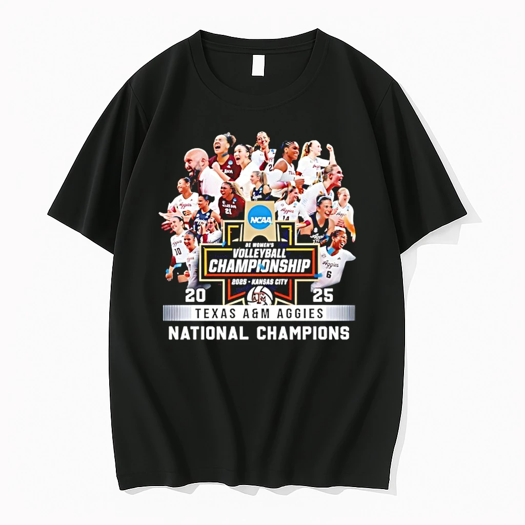Texas Am Aggies Womens Volleyball 2025 National Champions All Team Shirts