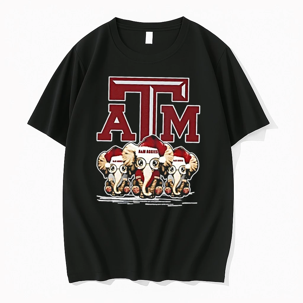 Texas Am Aggies X Elephants Santa Hat Merry Christmas Shirts