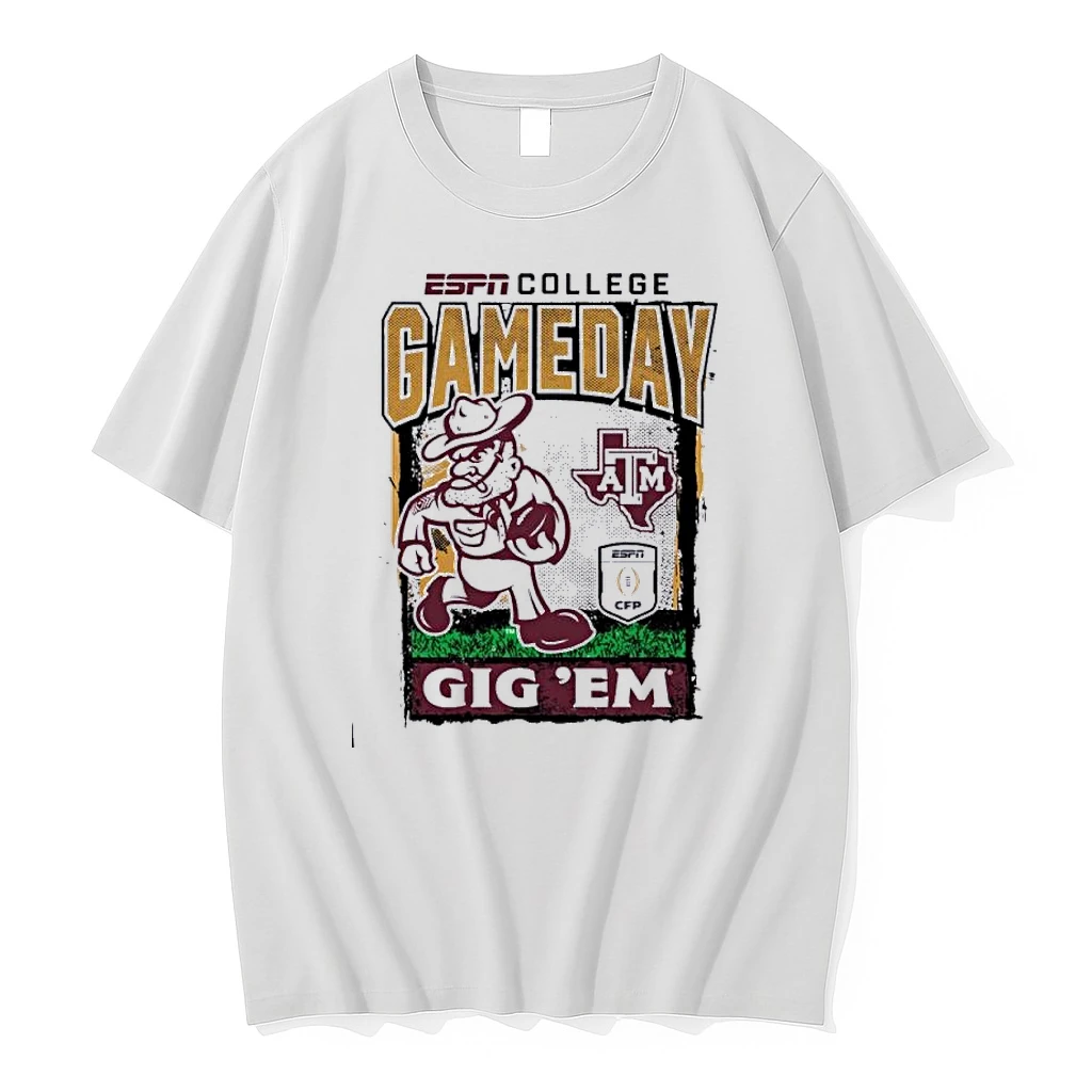 Texas Am Cfp Gameday 1st Round Mascot Gig Em Shirts