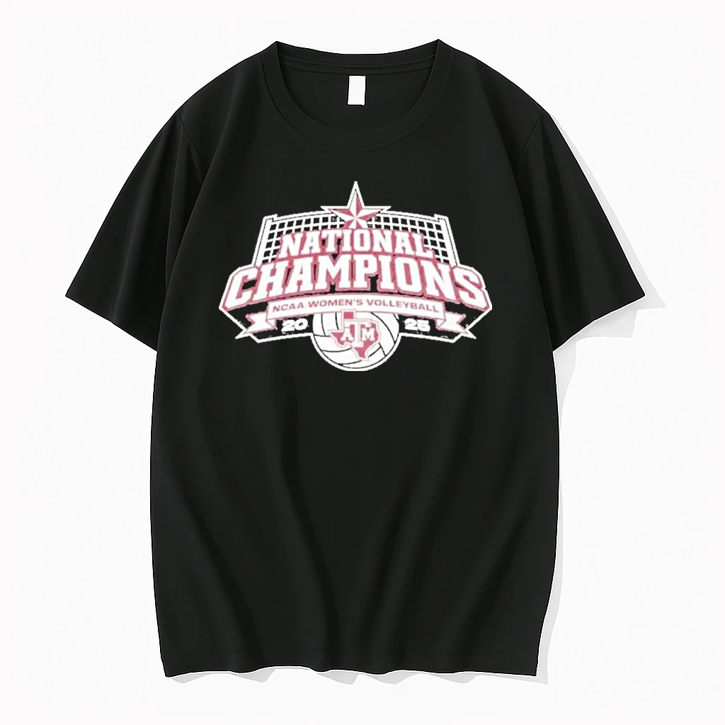 Texas Am Volleyball 2025 National Champions Logo Shirts