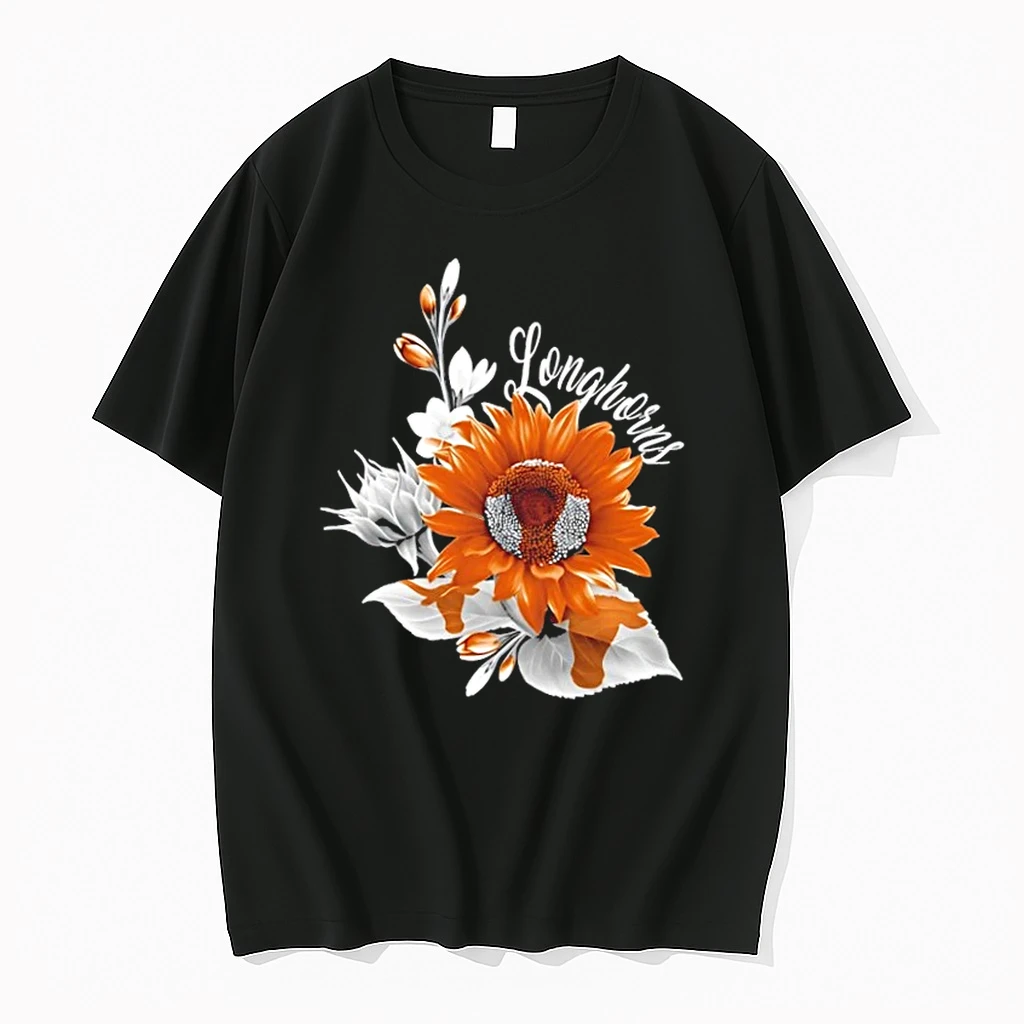 Texas Longhorns Football X Sunflower Floral Shirts
