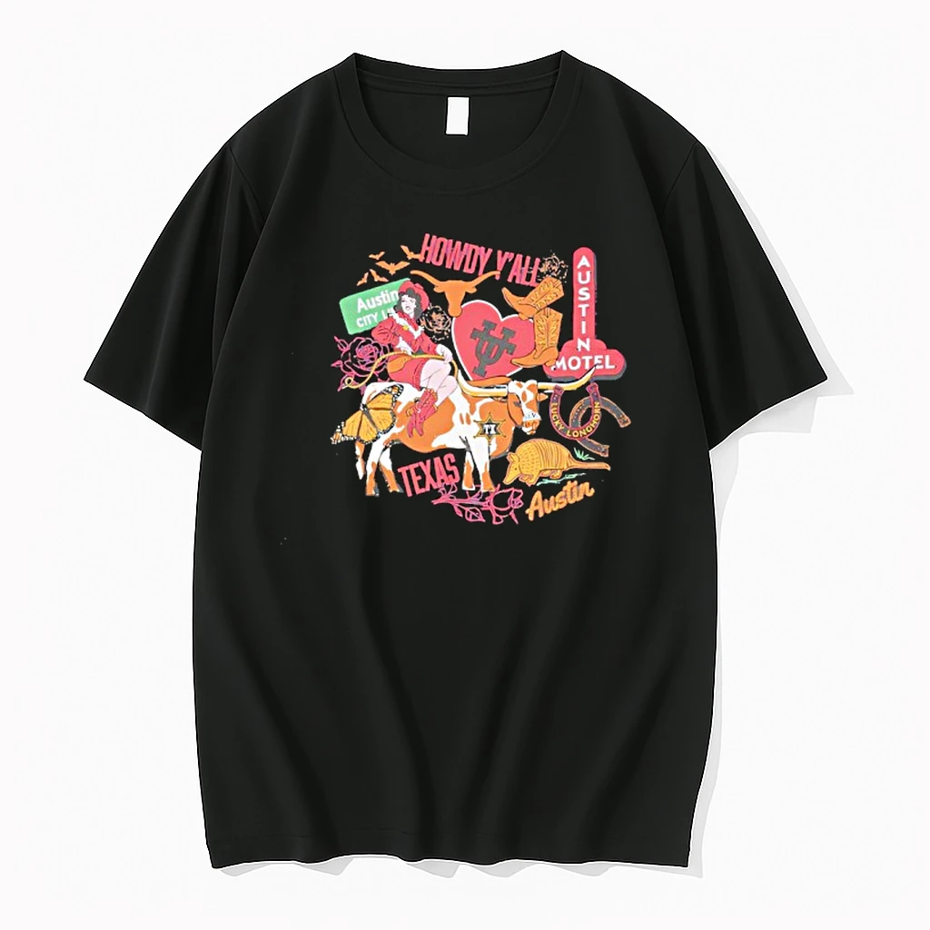 Texas Longhorns Ribbon Boots Shirts