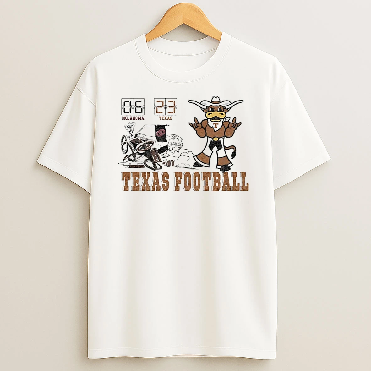 Texas Longhorns Beat Oklahoma Sooners 23 06 In Red River Rivalry 2025 Shirts