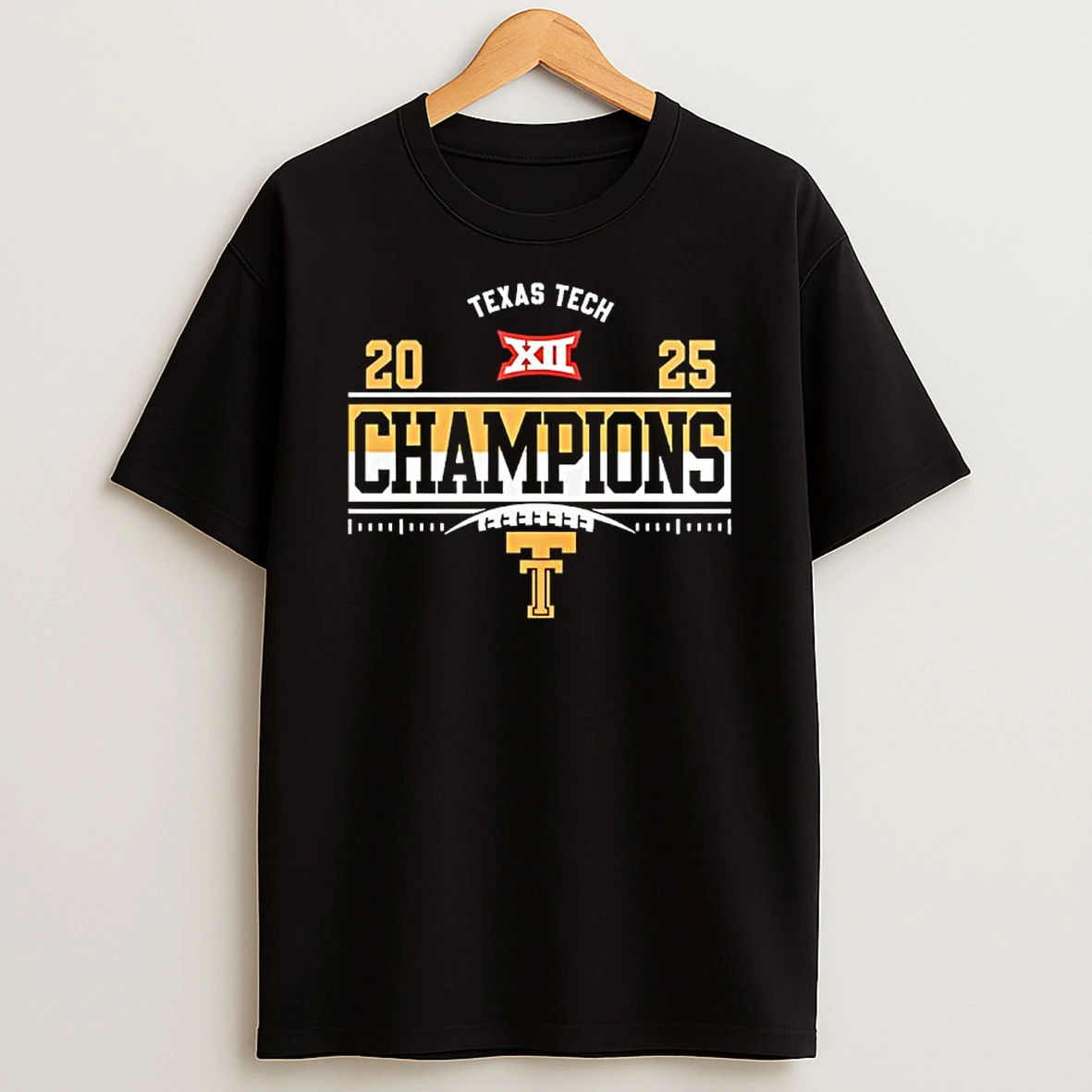 Texas Tech 2025 Big 12 Champions Xii Logo Shirts