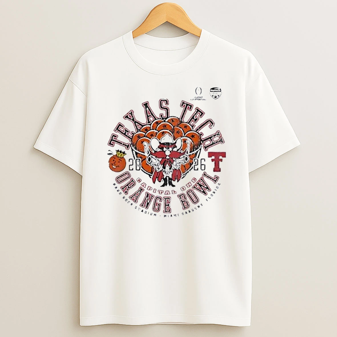 Texas Tech 2025 Cfp Orange Bowl Vintage Concentrate Shirts