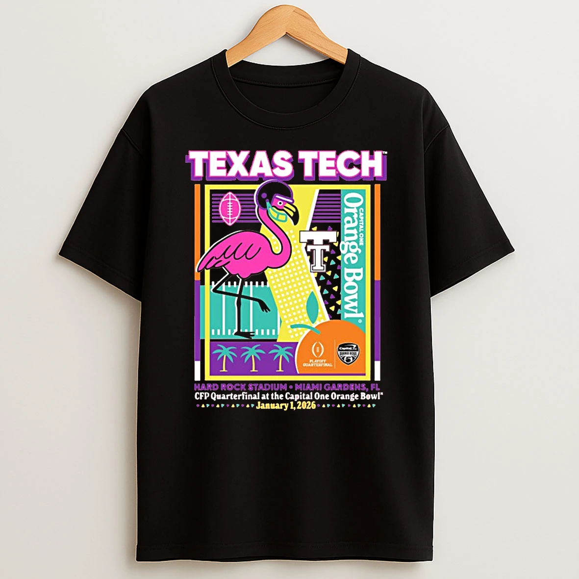 Texas Tech 2025 Cfp Quarterfinal At The Capital One Orange Bowl Jan 1 Mingo Party Shirts