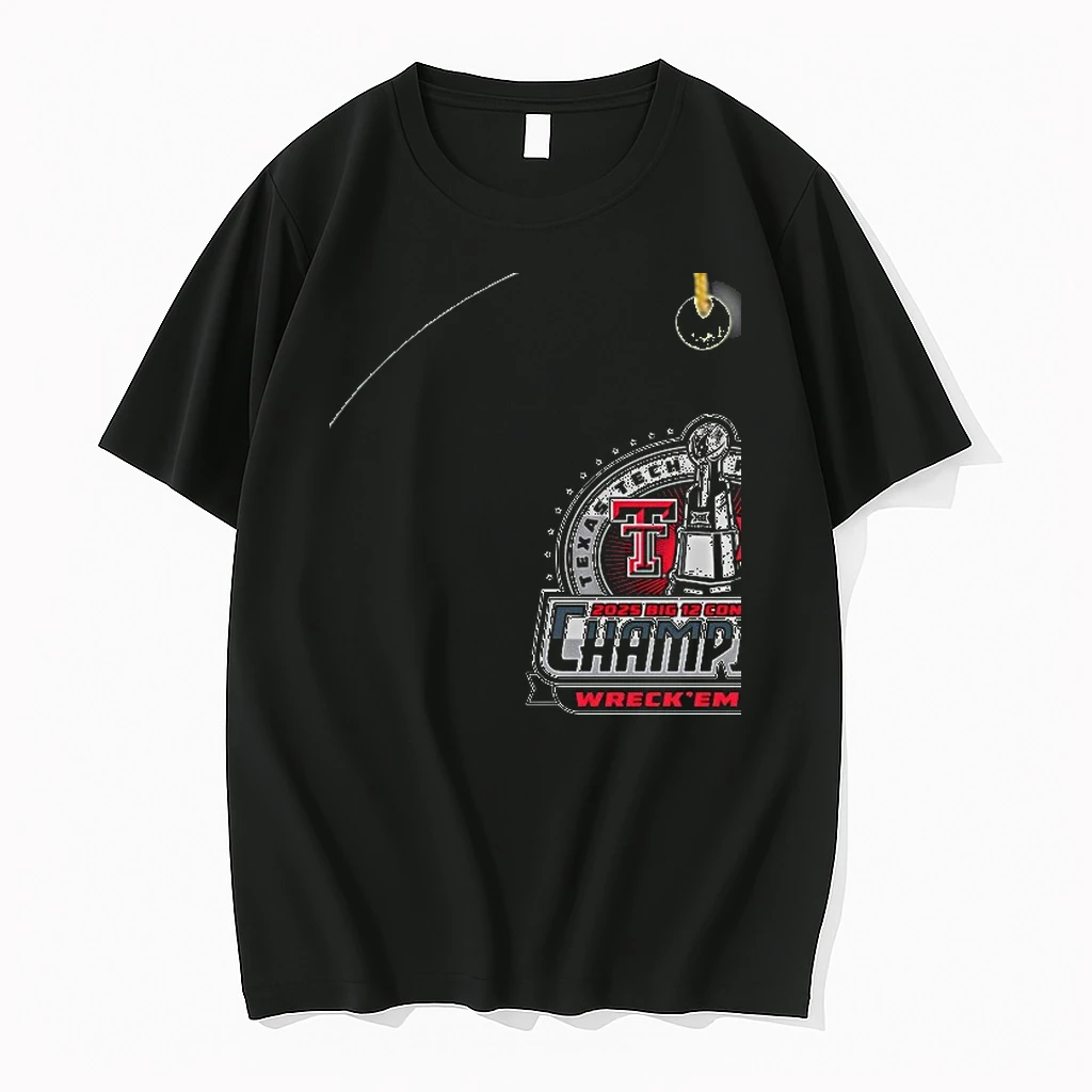 Texas Tech Big 12 Championship Wreck Em Tech Trophy Shirts