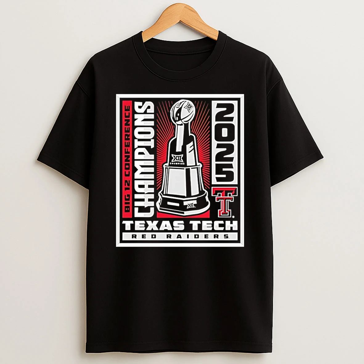Texas Tech Big 12 Conference Champions Winner Win Trophy Shirts