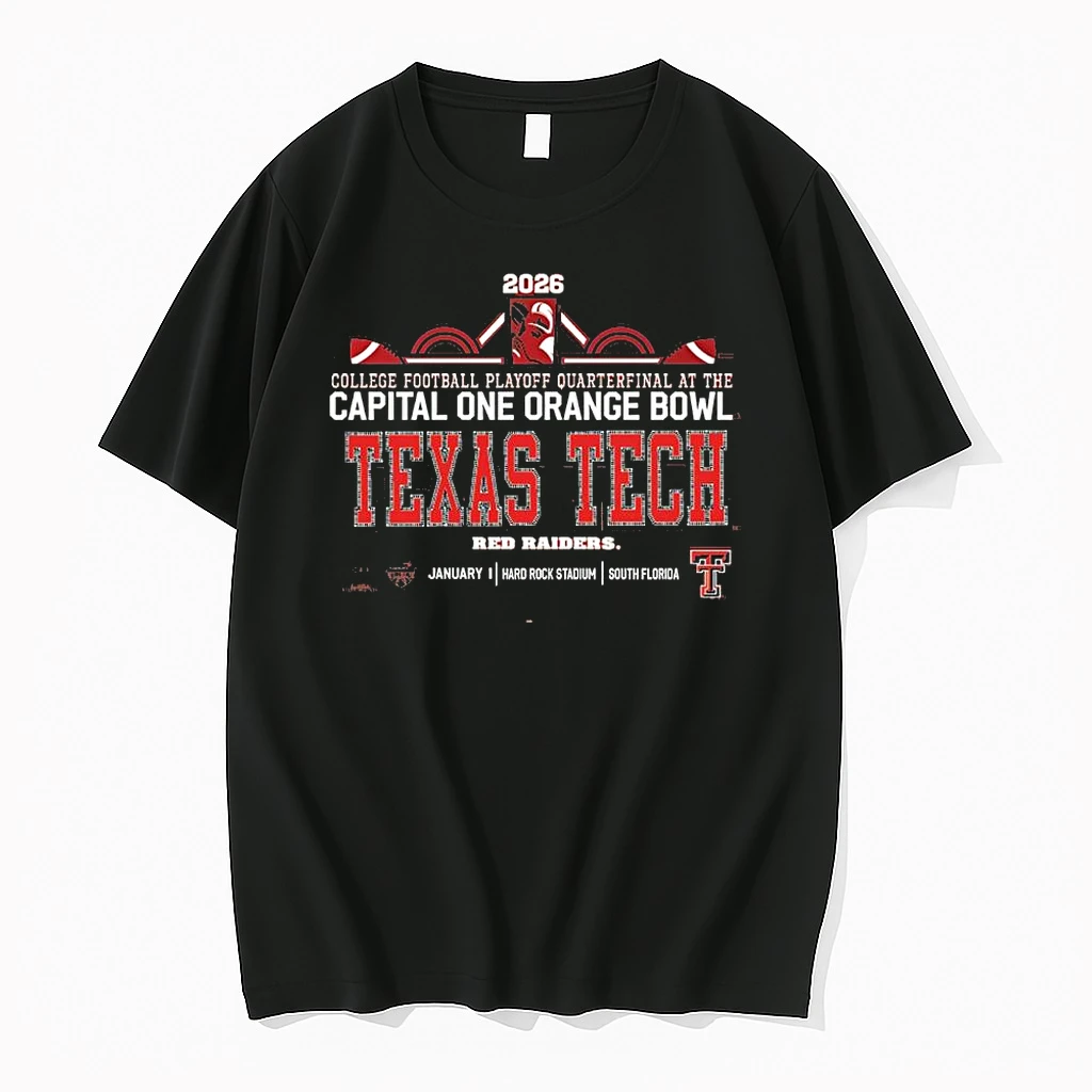 Texas Tech Cfp Quarterfinal At The Capital One Orange Bowl Art Deco Player Shirts