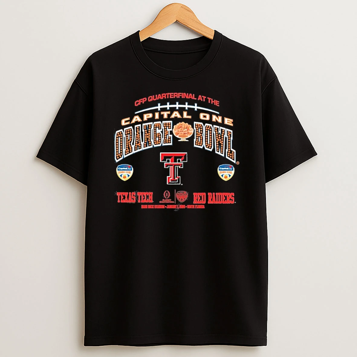 Texas Tech Cfp Quarterfinal At The Capital One Orange Bowl Rhinestone Shirts
