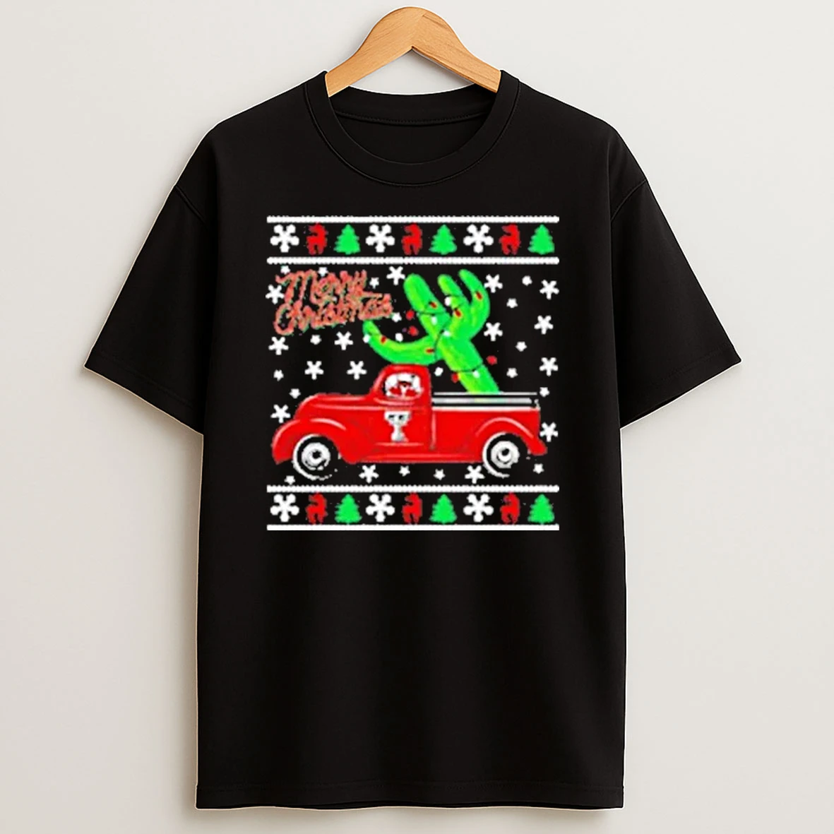 Texas Tech Christmas Cactus Truck Shirts