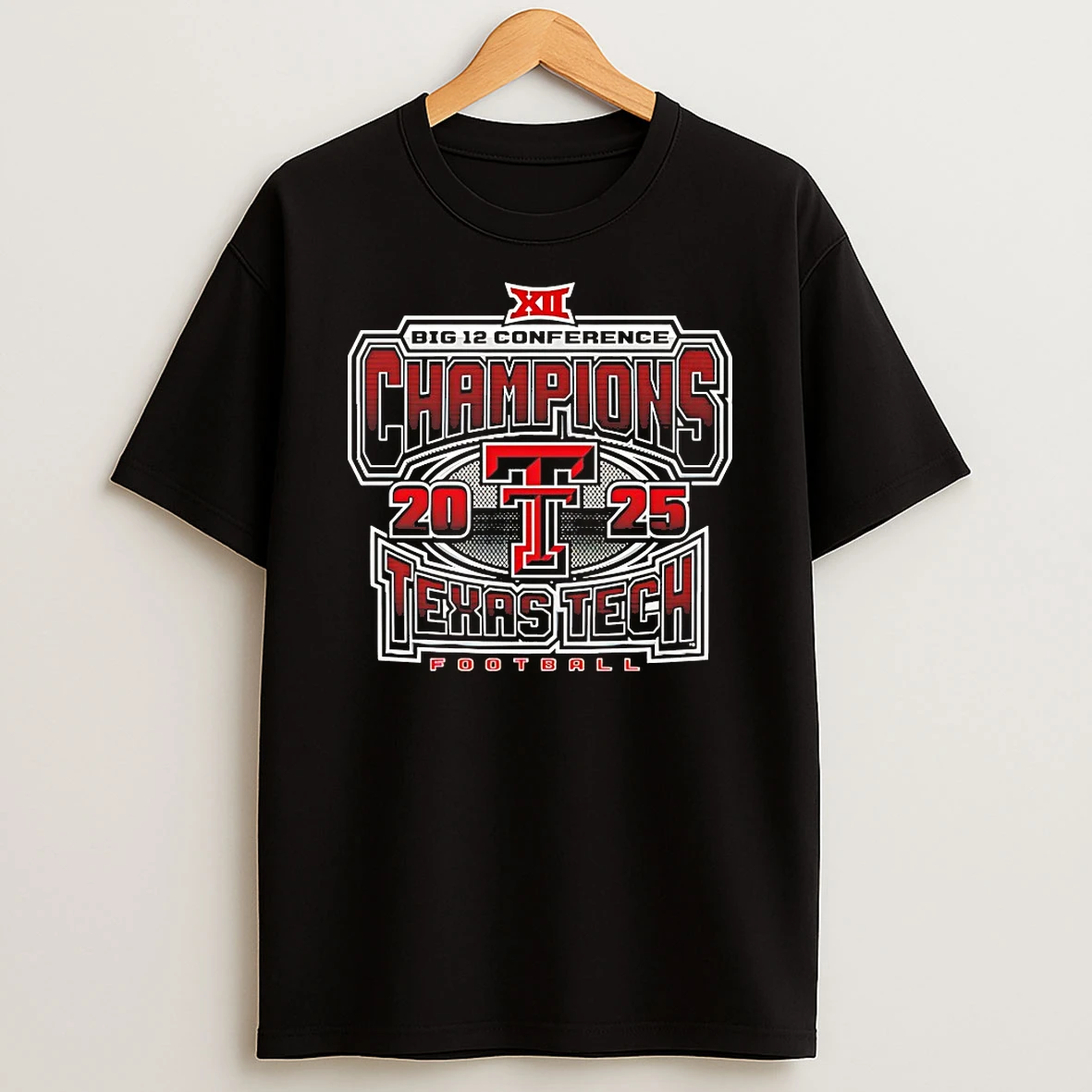 Texas Tech Football Big 12 Conference Champions 2025 Shirts