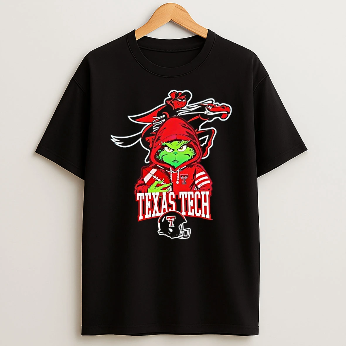 Texas Tech Grinch Ncaa Football Shirts