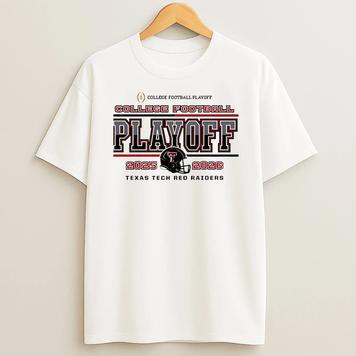 Texas Tech Red Raiders 2025 26 College Football Playoff Speed Helmet Shirts