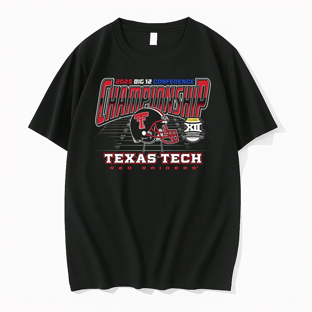 Texas Tech Red Raiders 2025 Big 12 Conference Championship Pay Dirt Helmet Shirts