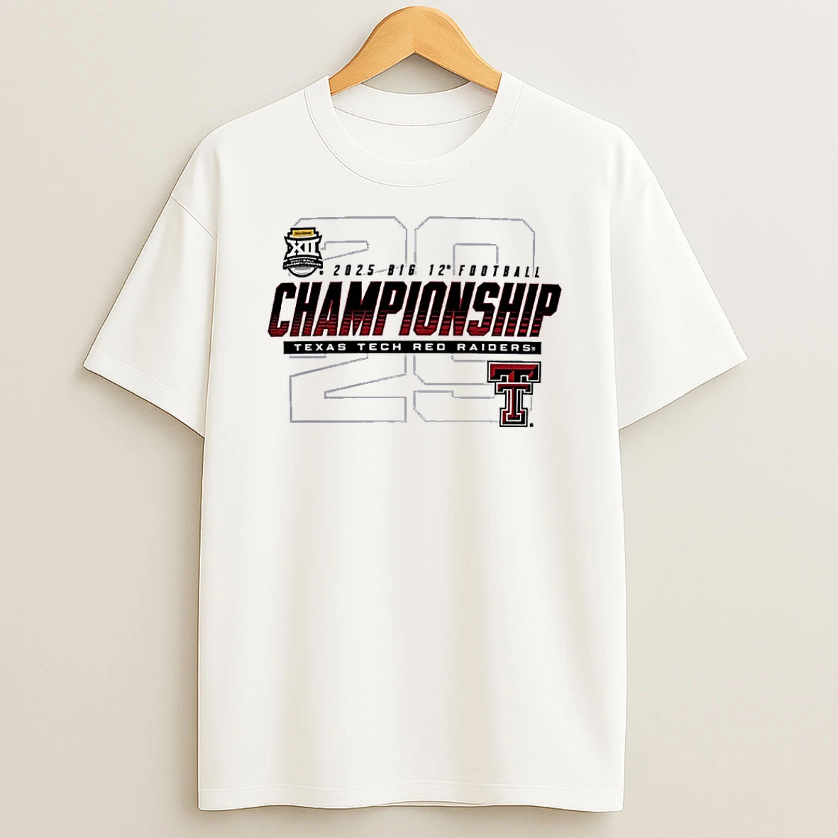 Texas Tech Red Raiders 2025 Big 12 Football Championship Bound Shirts
