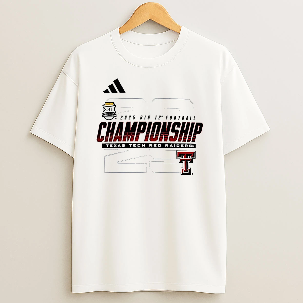 Texas Tech Red Raiders 2025 Big 12 Championship Big Xii Bound Shirts