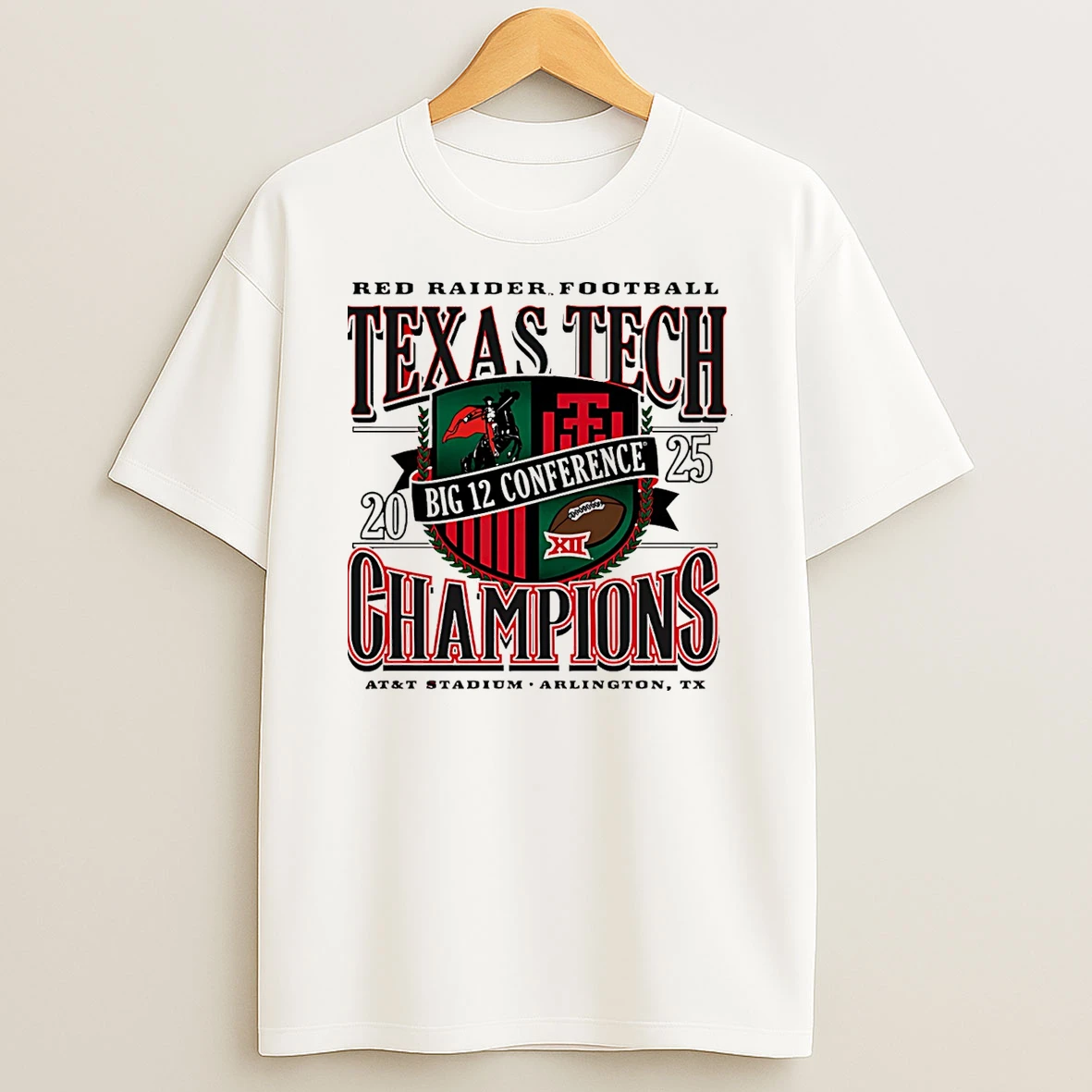 Texas Tech Red Raiders 2025 Big 12 Conference Champions Generation Talent Shirts