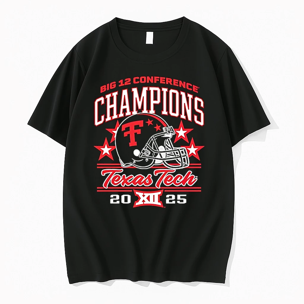 Texas Tech Red Raiders 2025 Big 12 Conference Champions Shirts