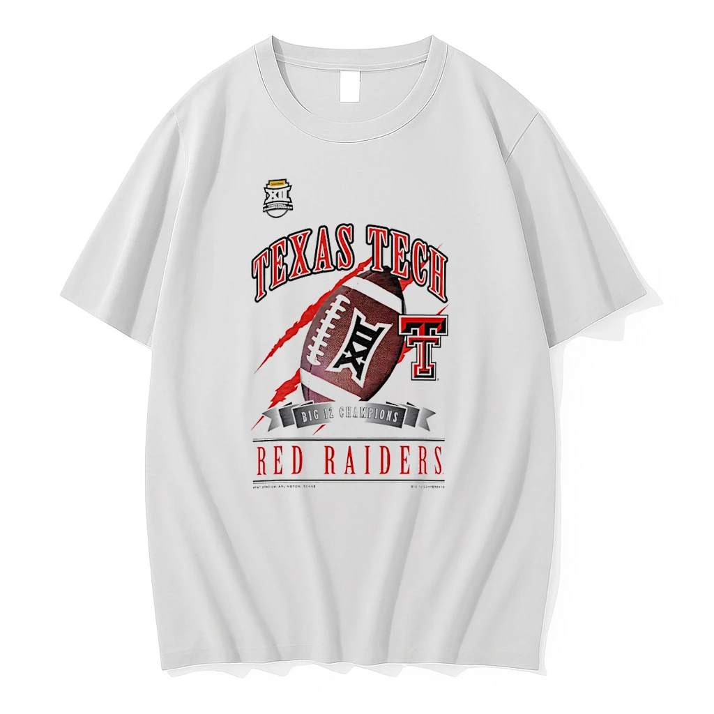 Texas Tech Red Raiders 2025 Big 12 Football Champions Locker Room Shirts