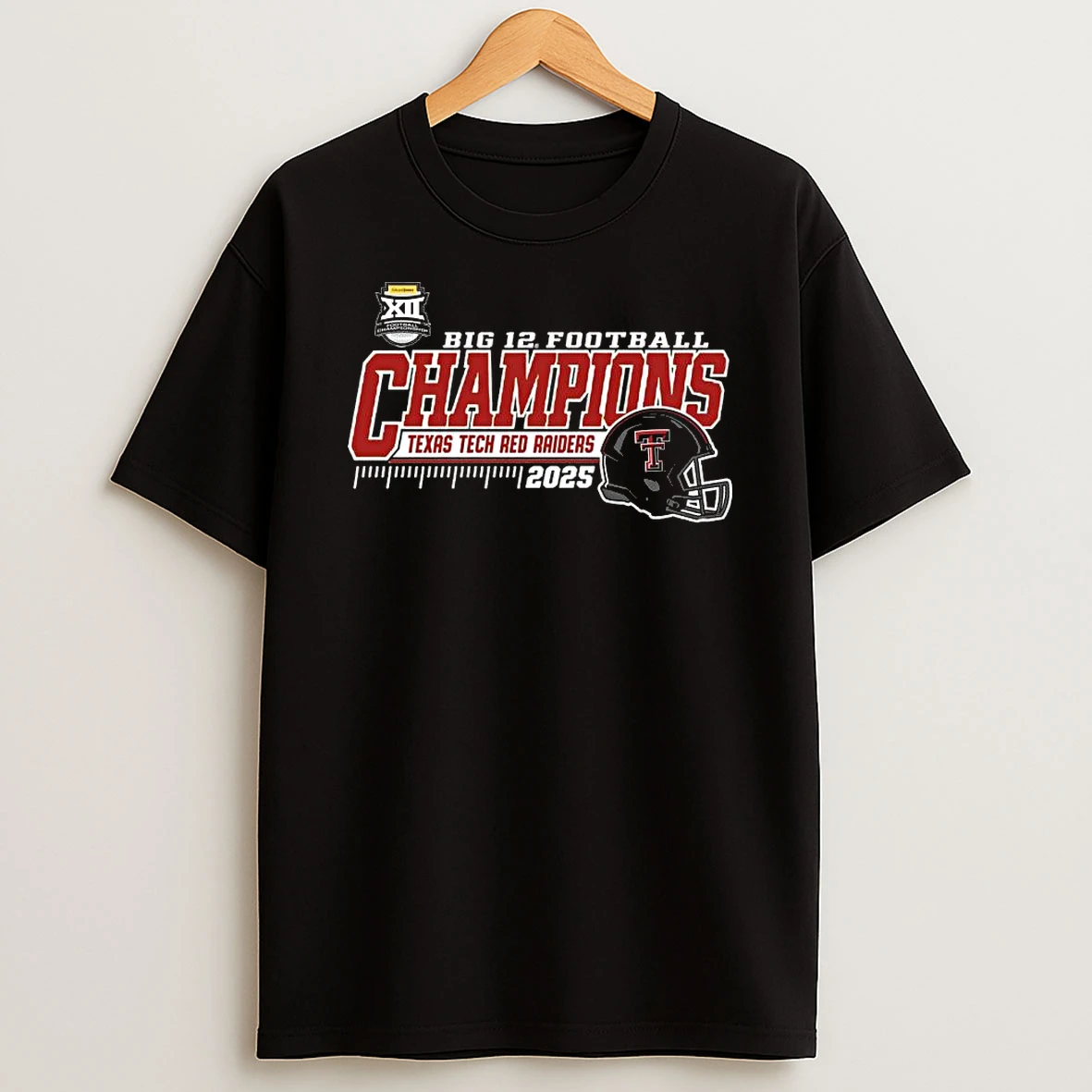 Texas Tech Red Raiders 2025 Big 12 Football Conference Champions Shirts