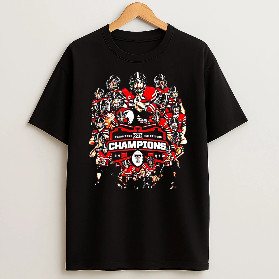 Texas Tech Red Raiders 2025 Big Ten Champions Graphic Shirts