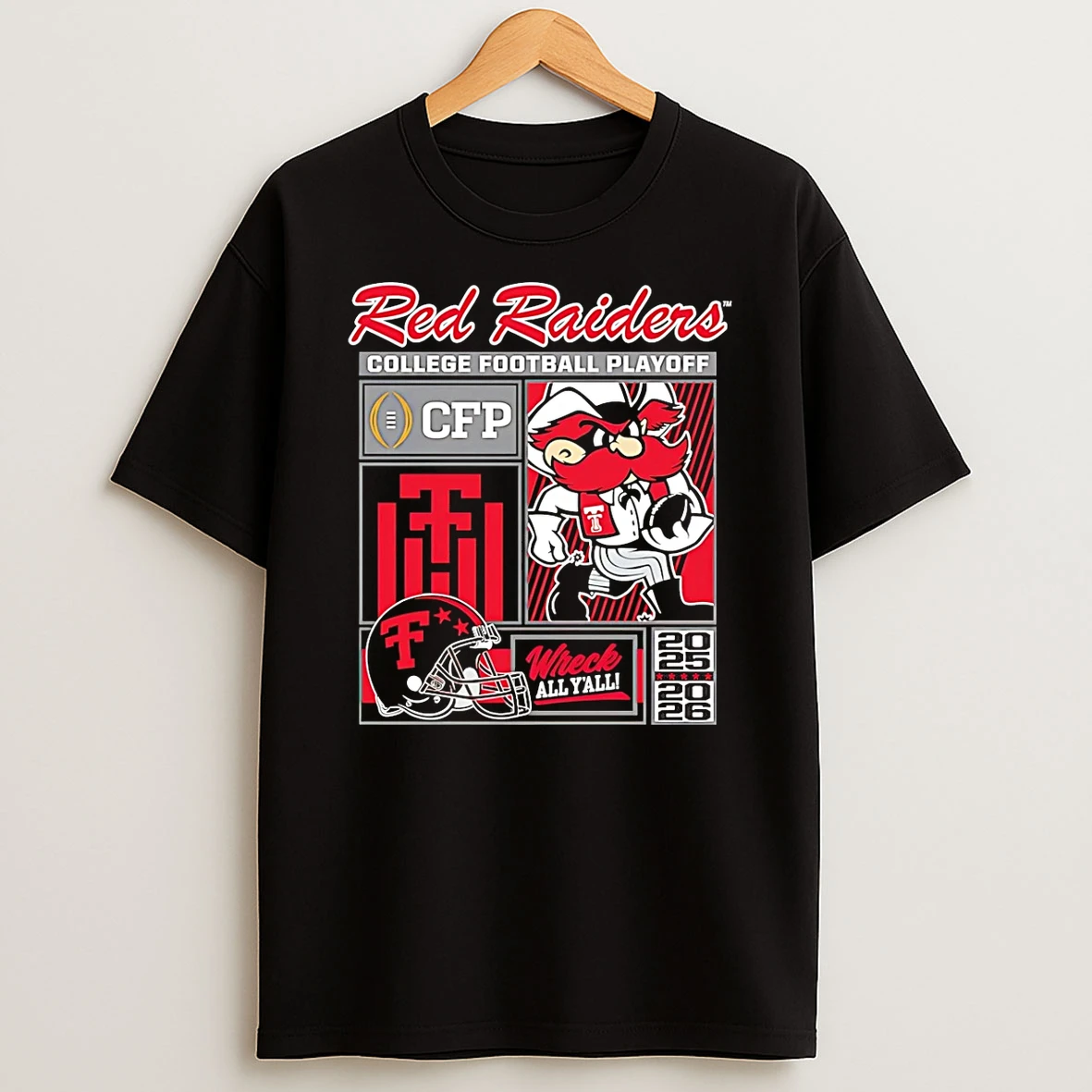 Texas Tech Red Raiders 2025 Cfp Wreck All Yall Shirts