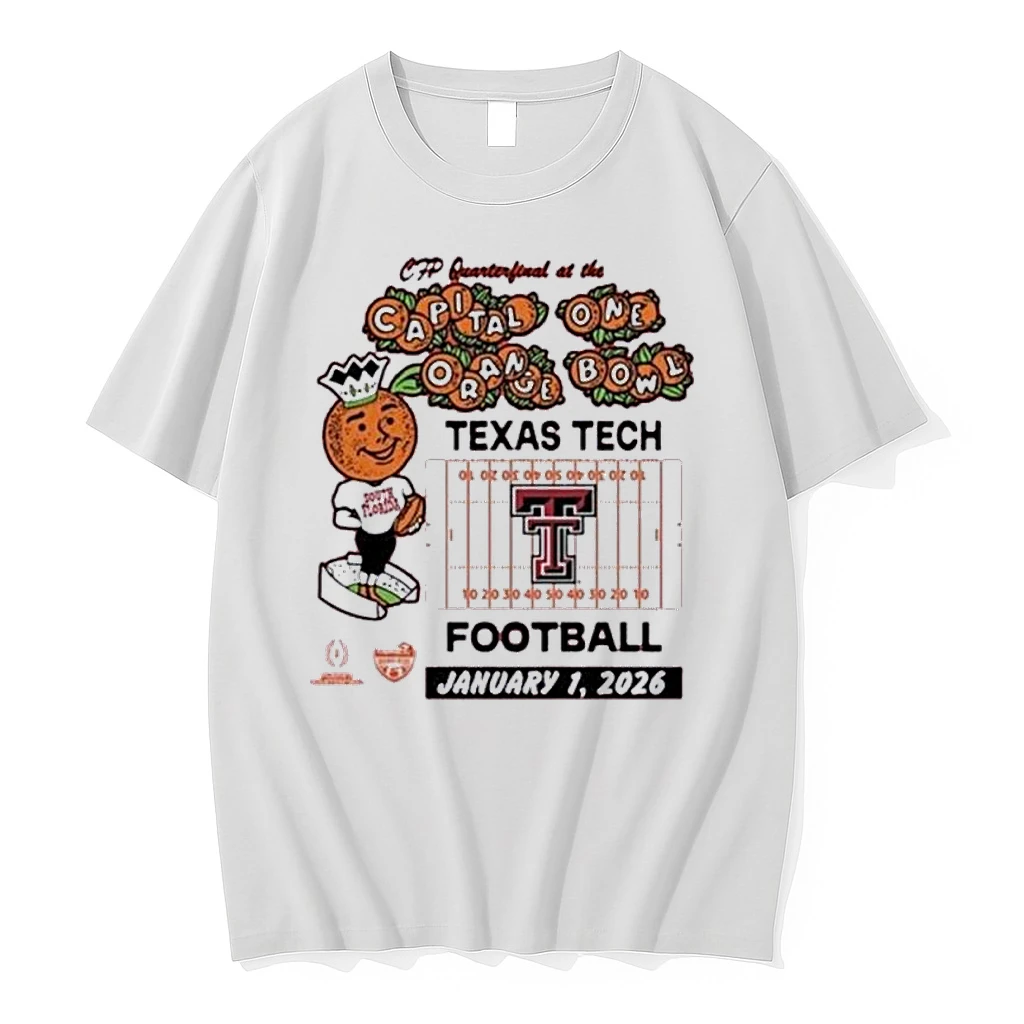 Texas Tech Red Raiders 2026 Orange Bowl January 1st Shirts