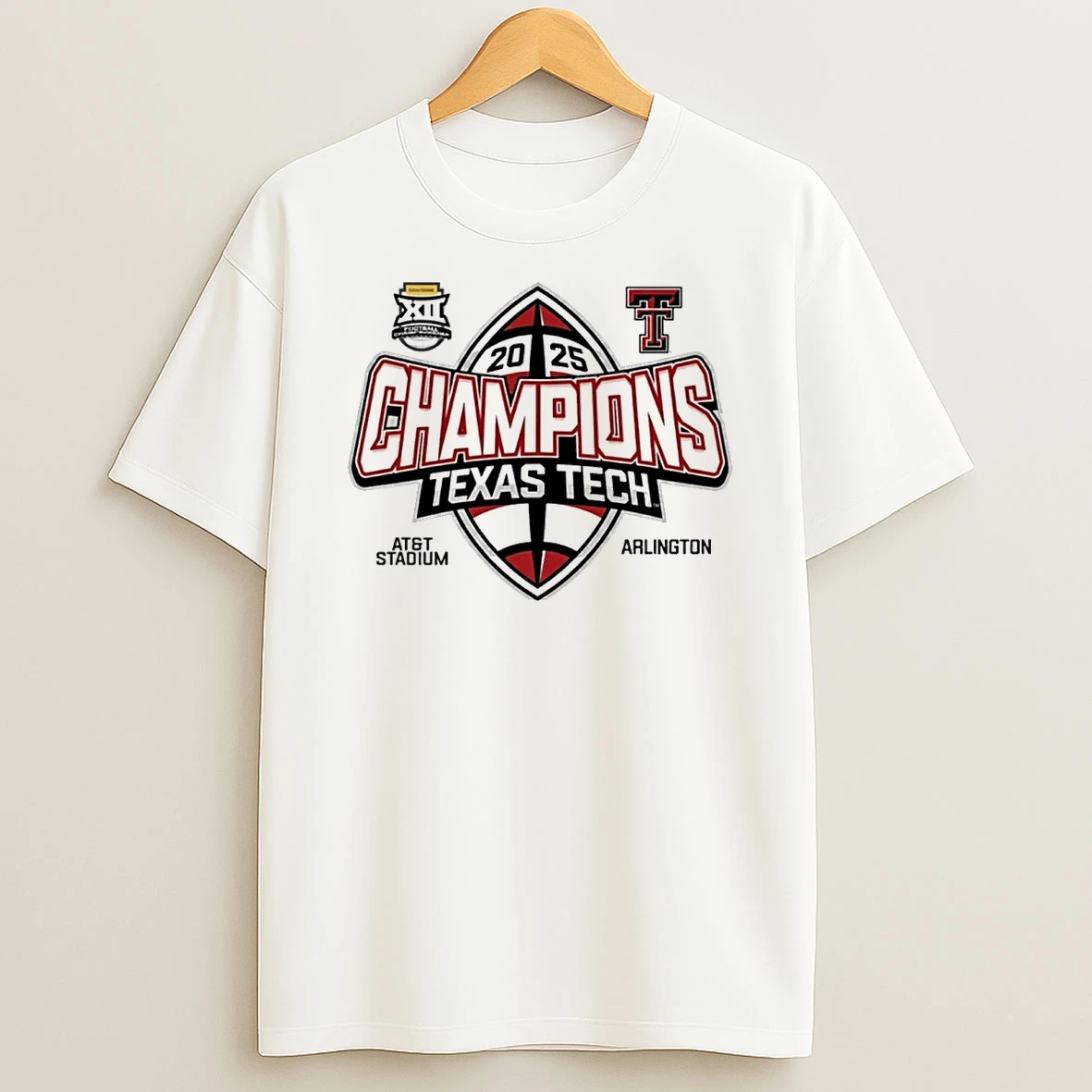 Texas Tech Red Raiders Big 12 Champions Att Stadium Arlington Shirts