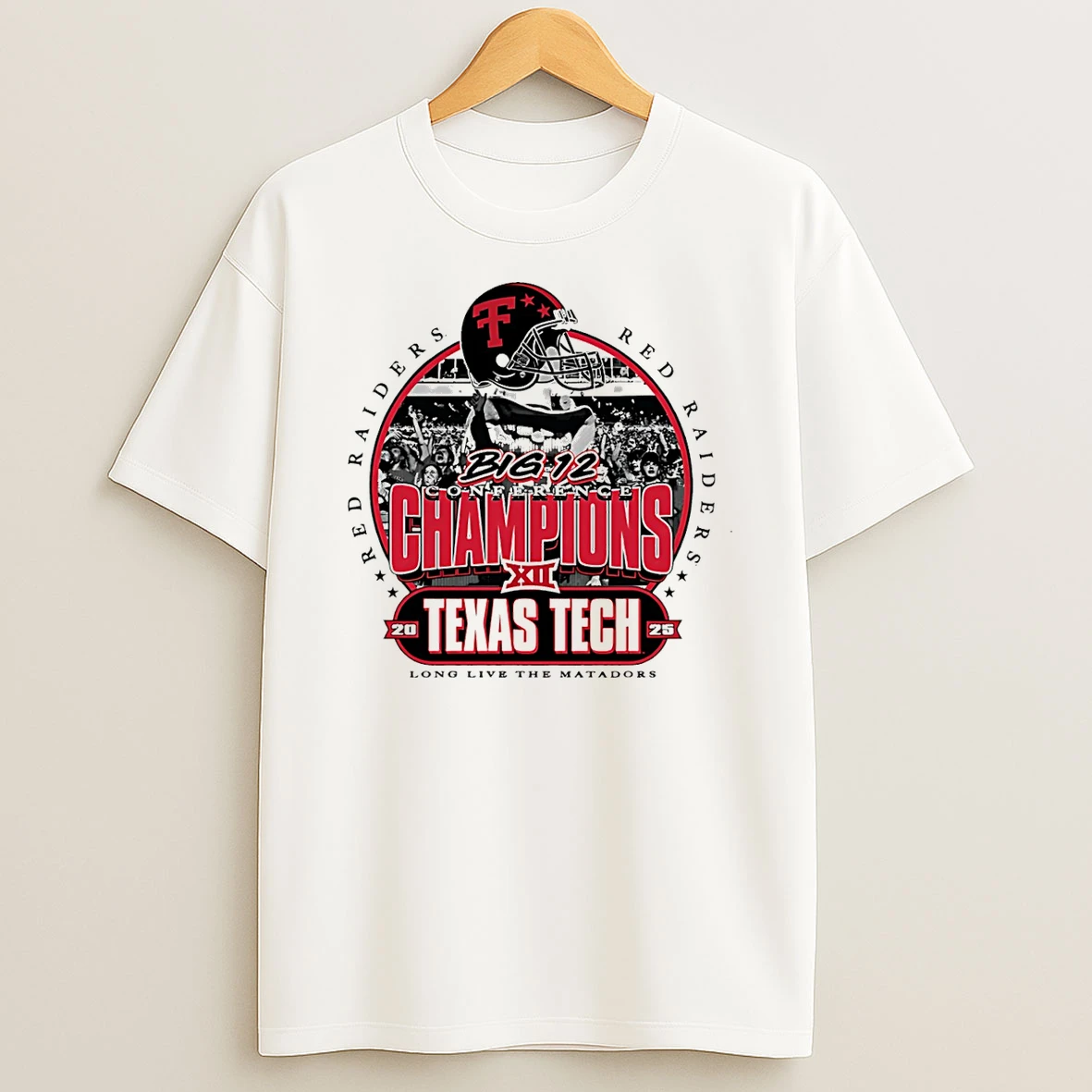 Texas Tech Red Raiders Big 12 Conference Champions 2025 Parade Vintage Shirts