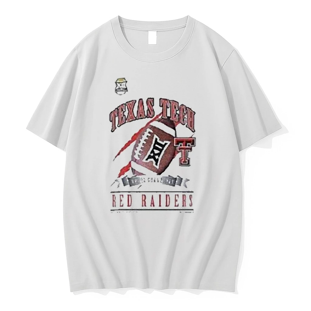 Texas Tech Red Raiders Big 12 Football Champions 2025 Wreck Em Tech Shirts