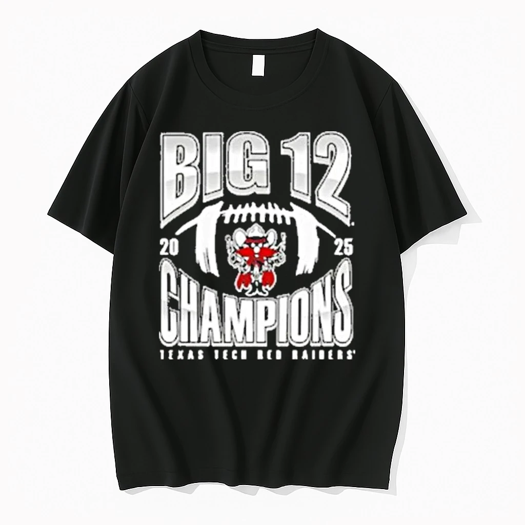 Texas Tech Red Raiders Big 12 Football Champions Mascot Shirts