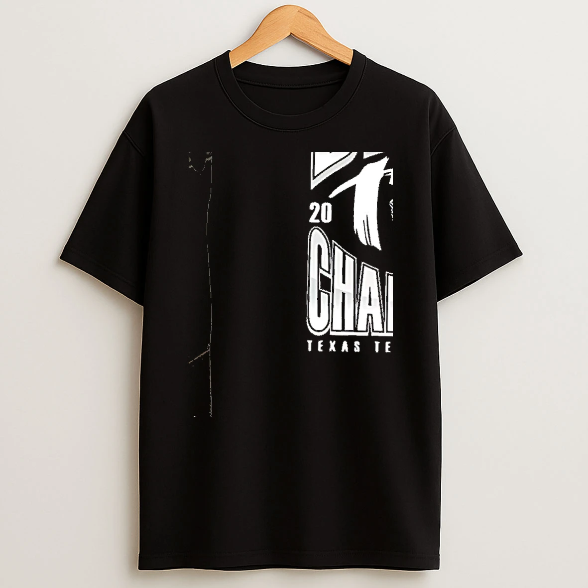 Texas Tech Red Raiders Black 2025 Big 12 Football Champions Mascot Black Shirts