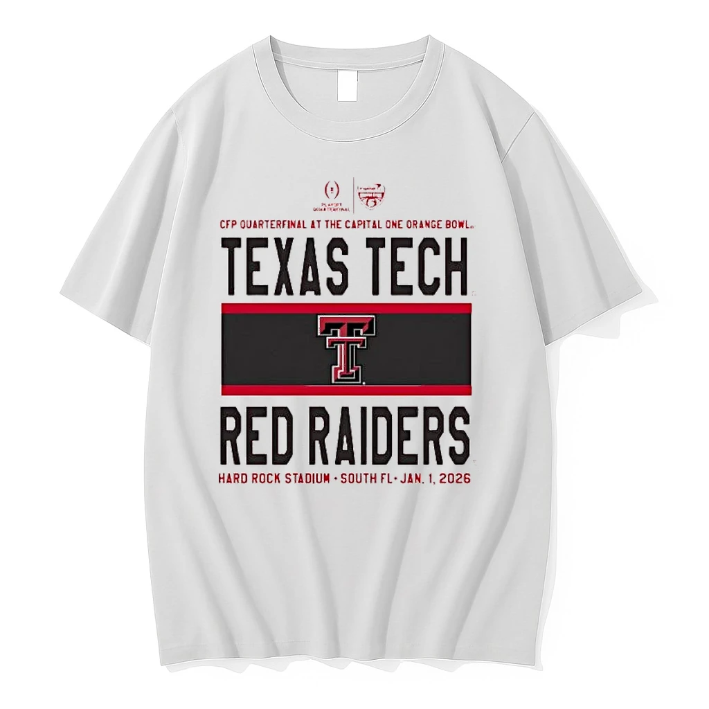 Texas Tech Red Raiders Cfp Quarterfinal At The Capital One Orange Bowl 2026 Shirts