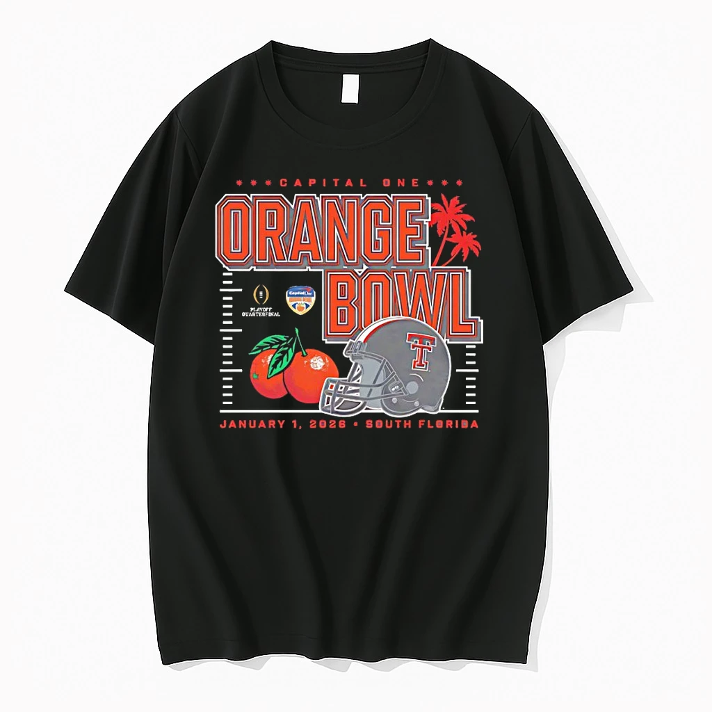 Texas Tech Red Raiders Capitail One Orange Bowl 2026 Shirts