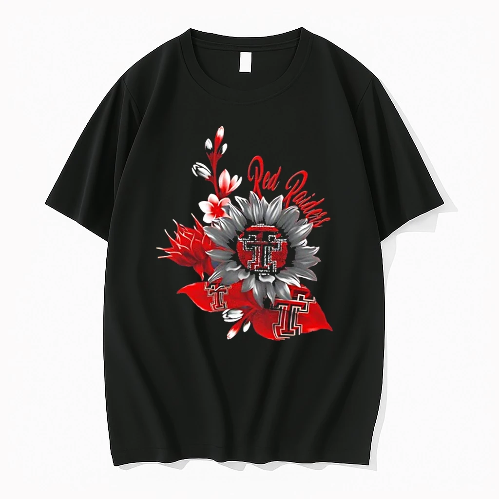 Texas Tech Red Raiders Football X Sunflower Floral Shirts