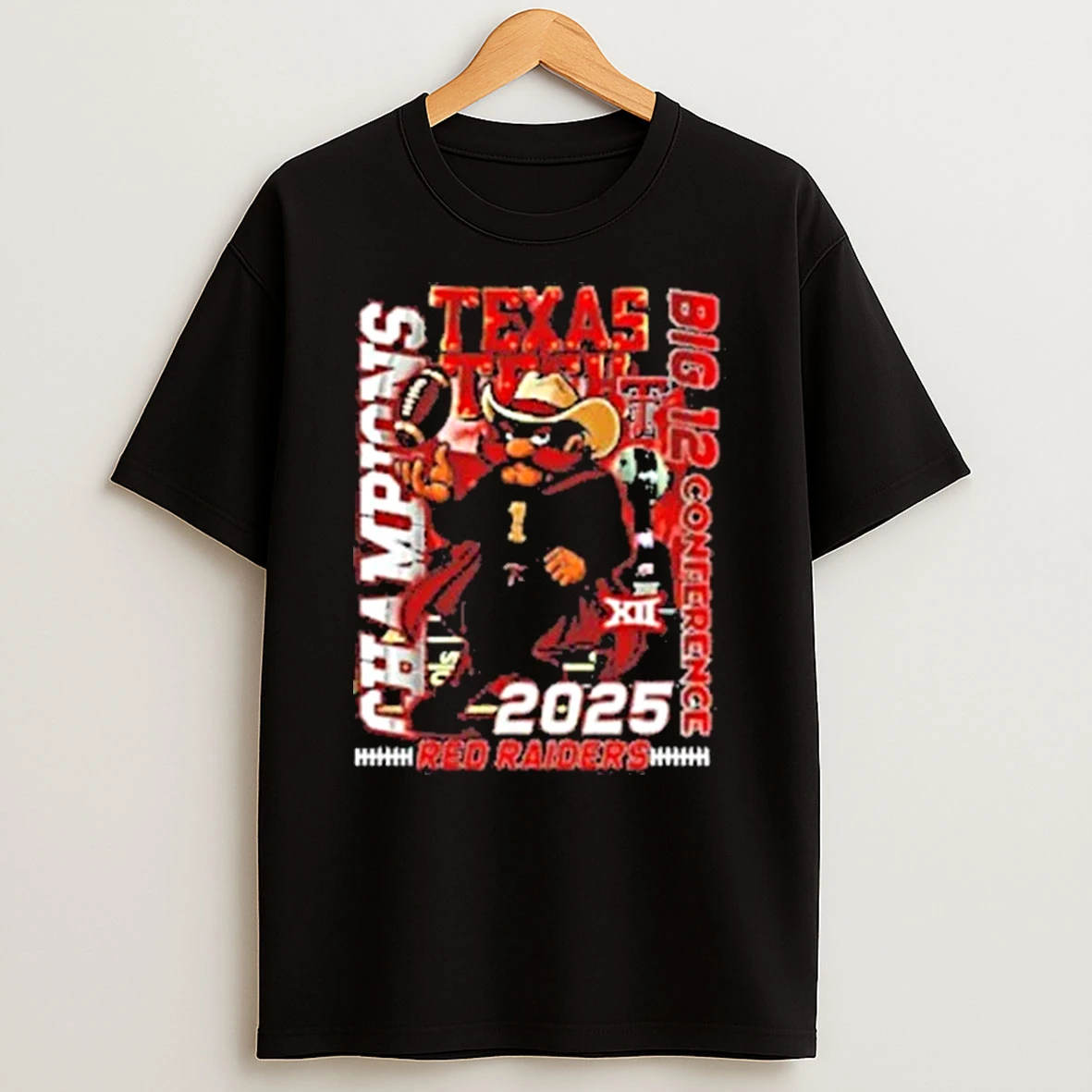 Texas Tech Red Raiders Mascot Big Ten Conference Champions 1945 2025 Shirts