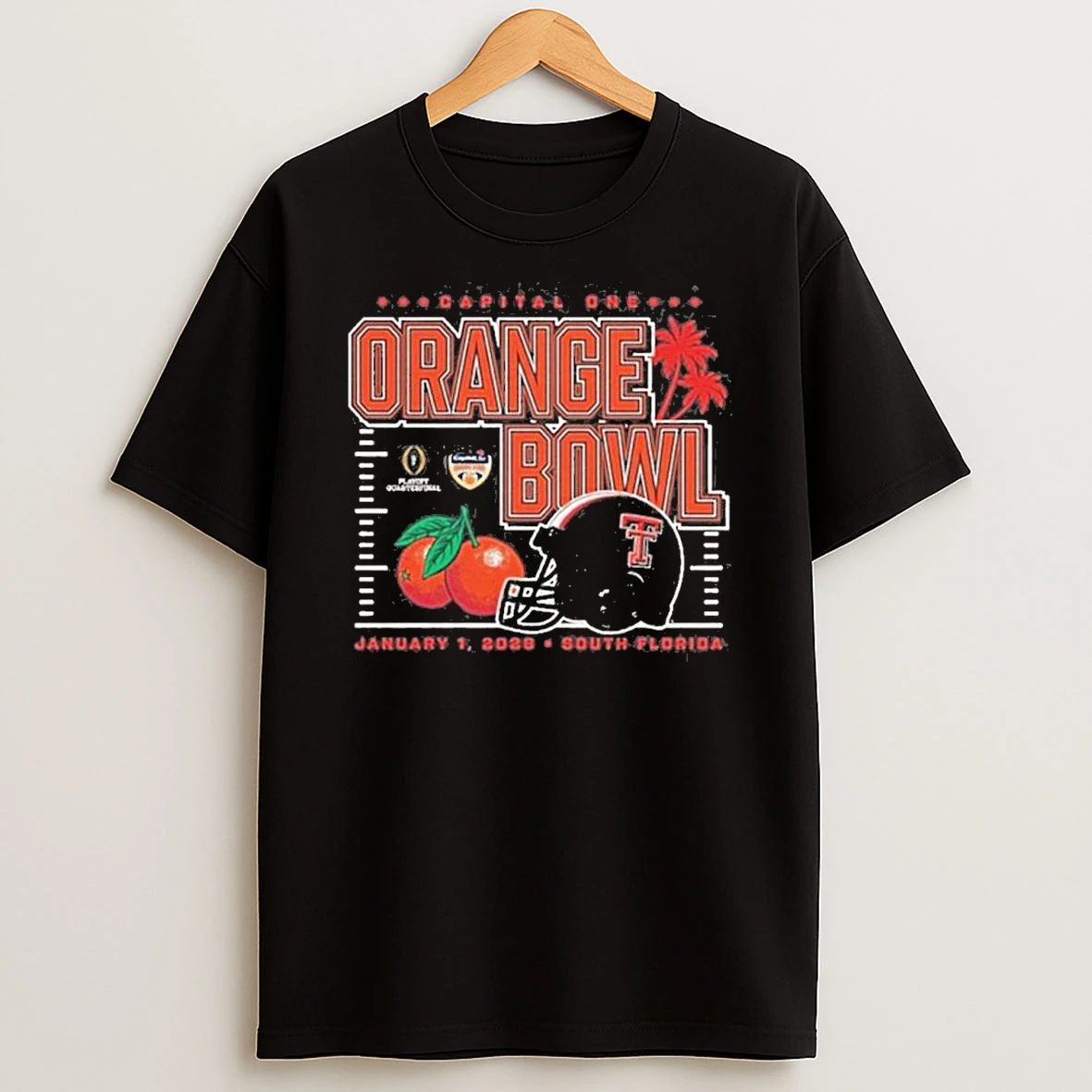 Texas Tech Red Raiders Orange Bowl South Florida Shirts