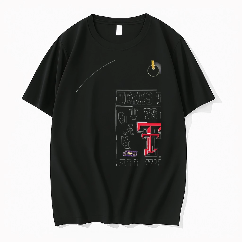 Texas Tech Red Raiders Vs All Yall 2025 2026 Cfp Framed 12 Team Shirts