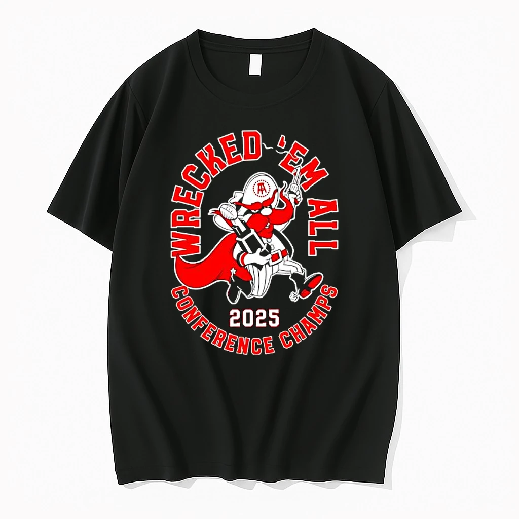 Texas Tech Red Raiders Wrecked Em 2025 Conference Champs Shirts