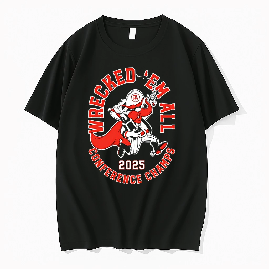 Texas Tech Red Raiders Wrecked Em All Conference Champs 2025 Shirts