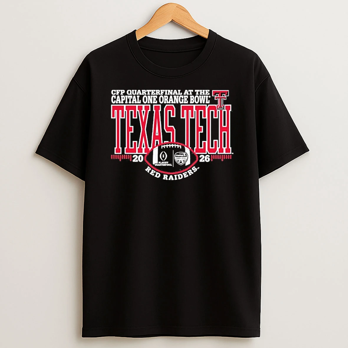 Texas Tech University Red Raiders Football 2026 College Football Playoffs Orange Bowl Shirts
