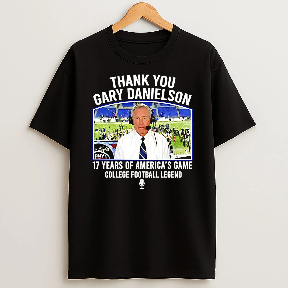 Thank You Gary Danielson 17 Years Of Americas Game College Football Legend Shirts