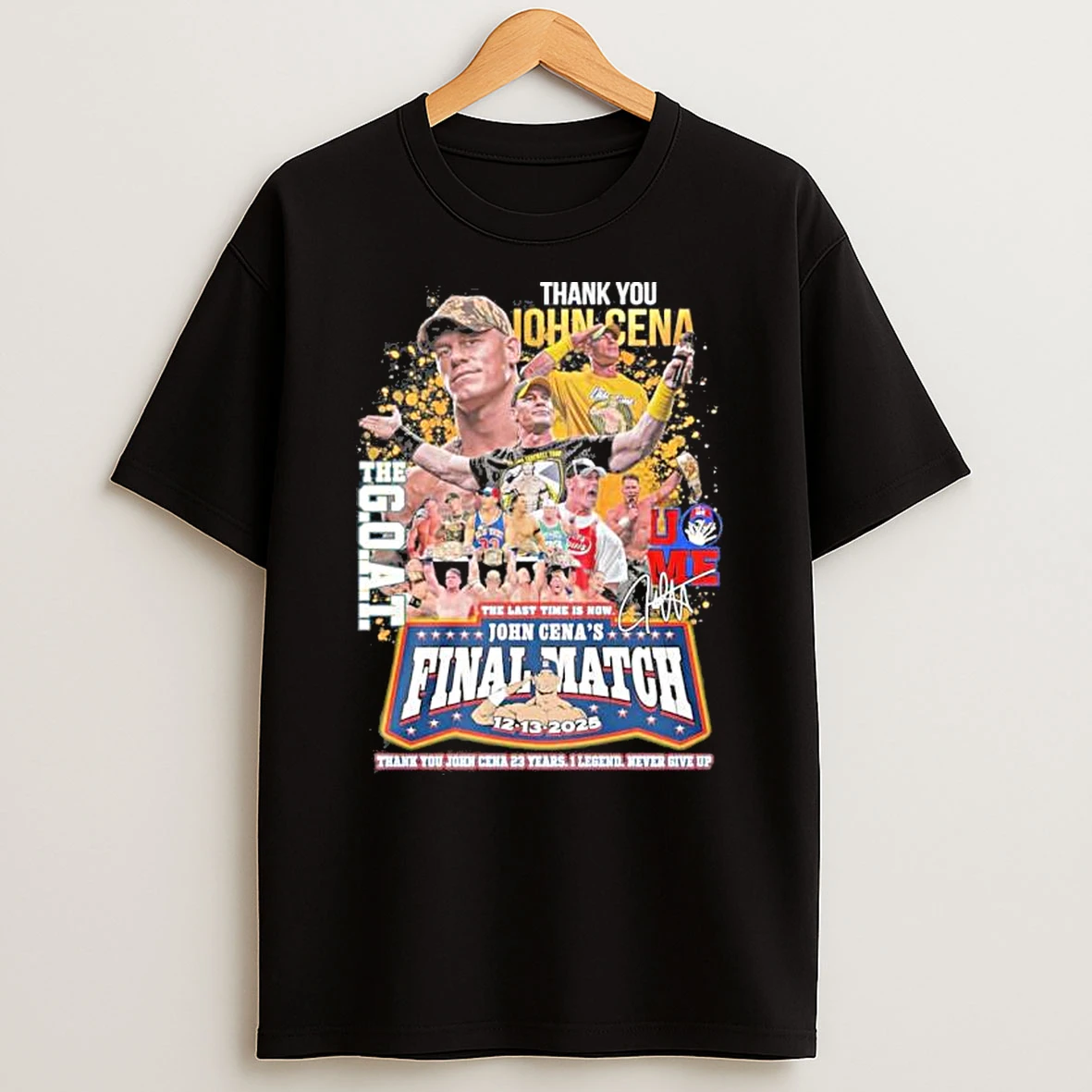 Thank You John Cena Final Match 2025 Shirts