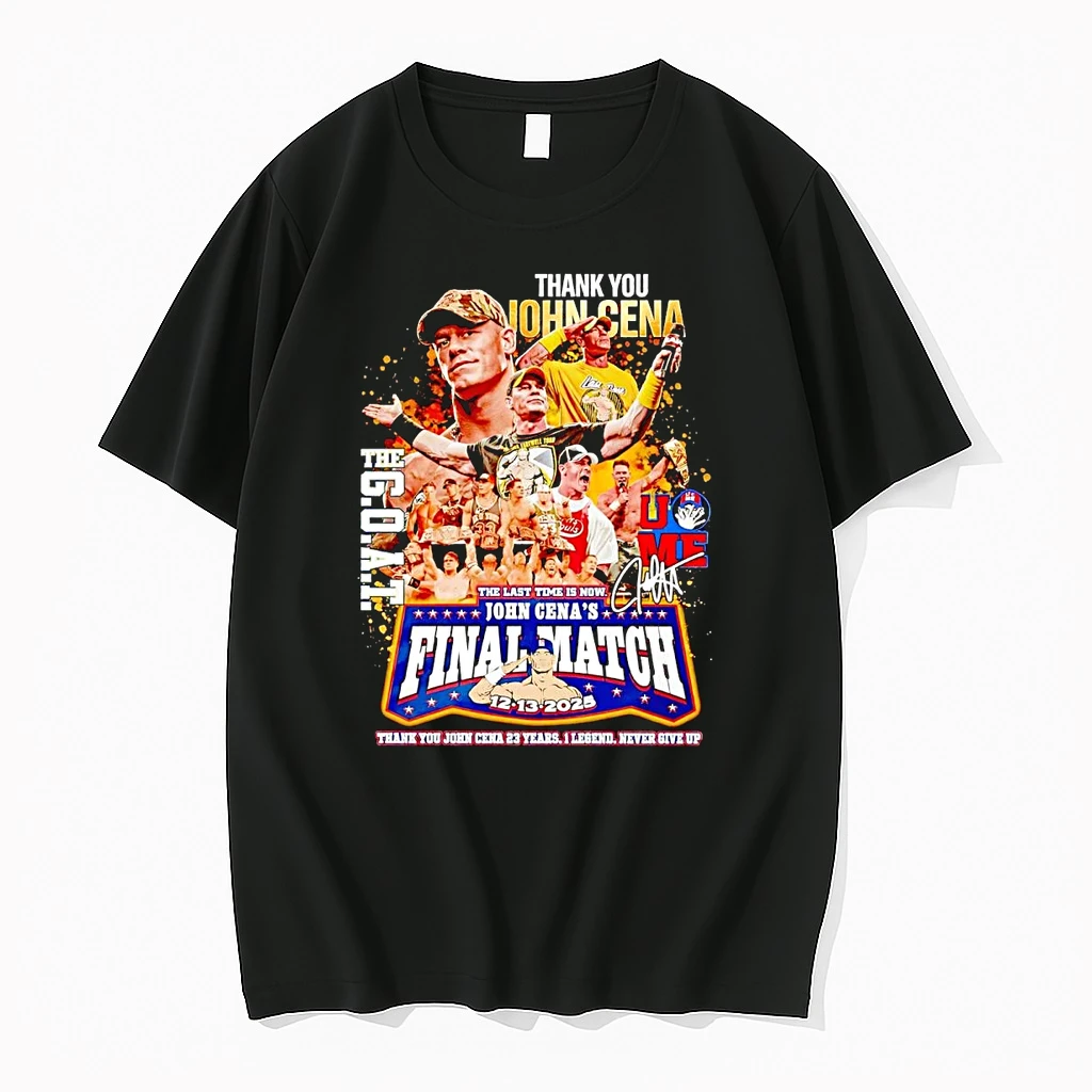Thank You John Cena The Goat The Last Time Is Now Shirts