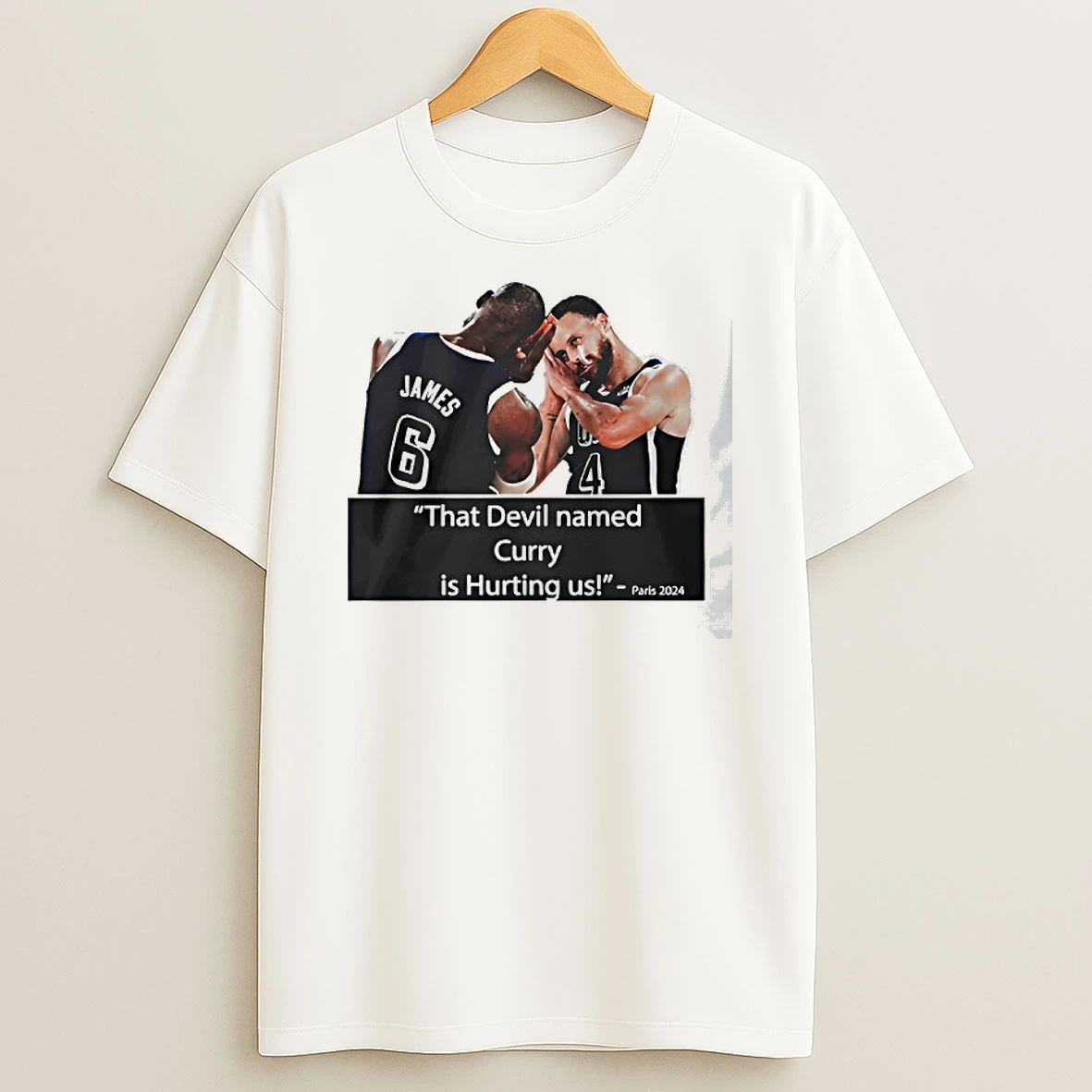 That Devil Named Curry Is Hurting Us Paris Shirts