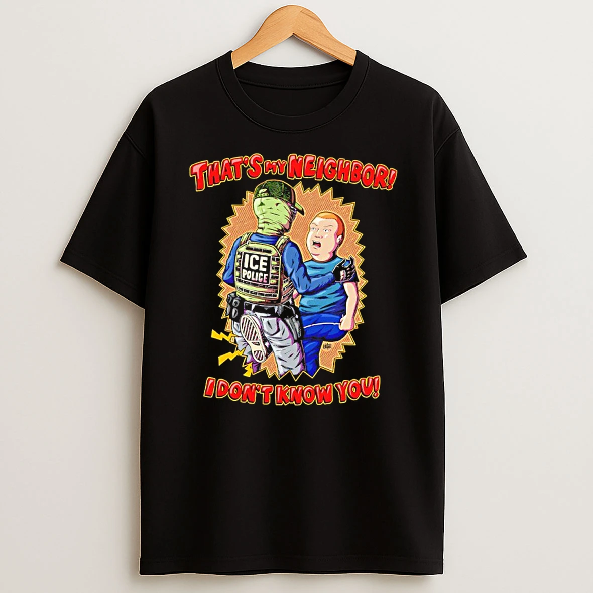 Thats My Neighbor I Dont Know You Ice King Of The Hill Shirts