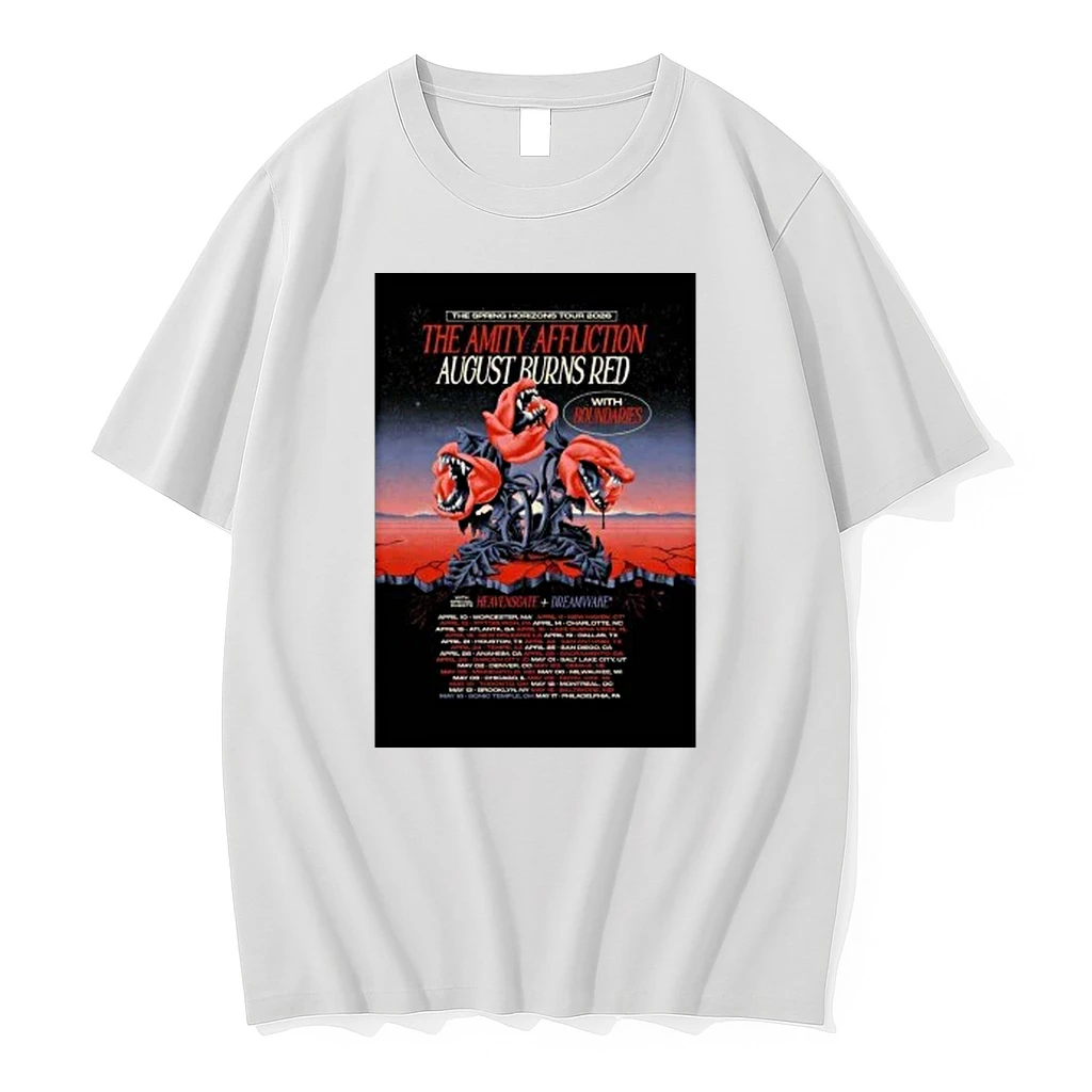 The Amity Affliction And August Burns Red North America 2026 Tour Shirts
