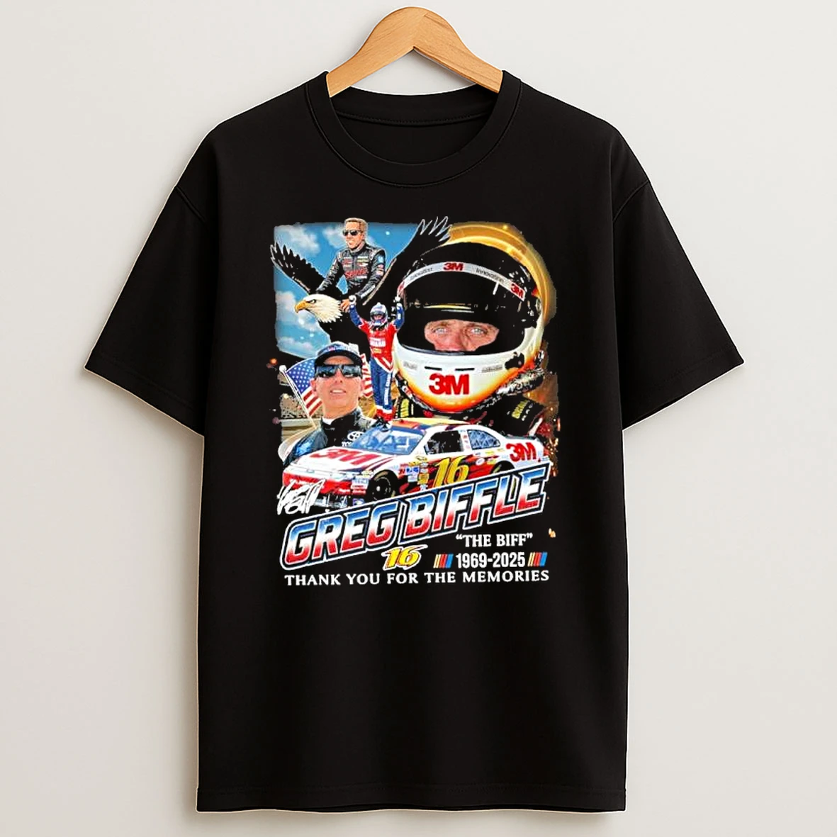 The Biff Nascar Greg Biffle 1969 2025 Thank You For The Memories Shirts